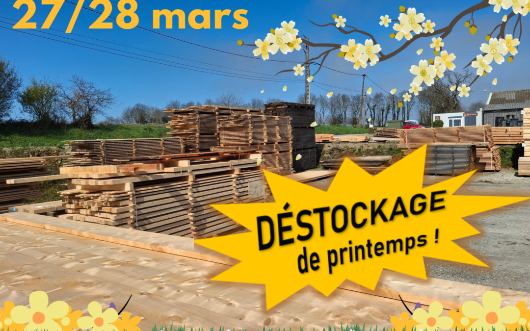 DESTOCKAGE DE PRINTEMPS 27/28 MARS 2026 !