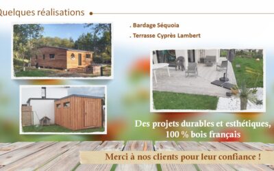 #boislocal #terrassebois #bardagebois #confianceclient #essencesbois…